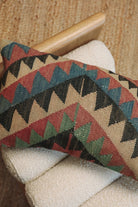 Kilim Lumbar Pillow On Iki - PC34 - OddBird Co.