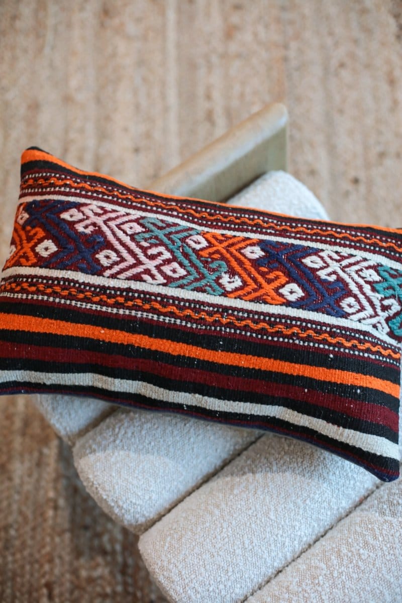 OddBird Pillows Kilim Lumbar Pillow Otuz Bes