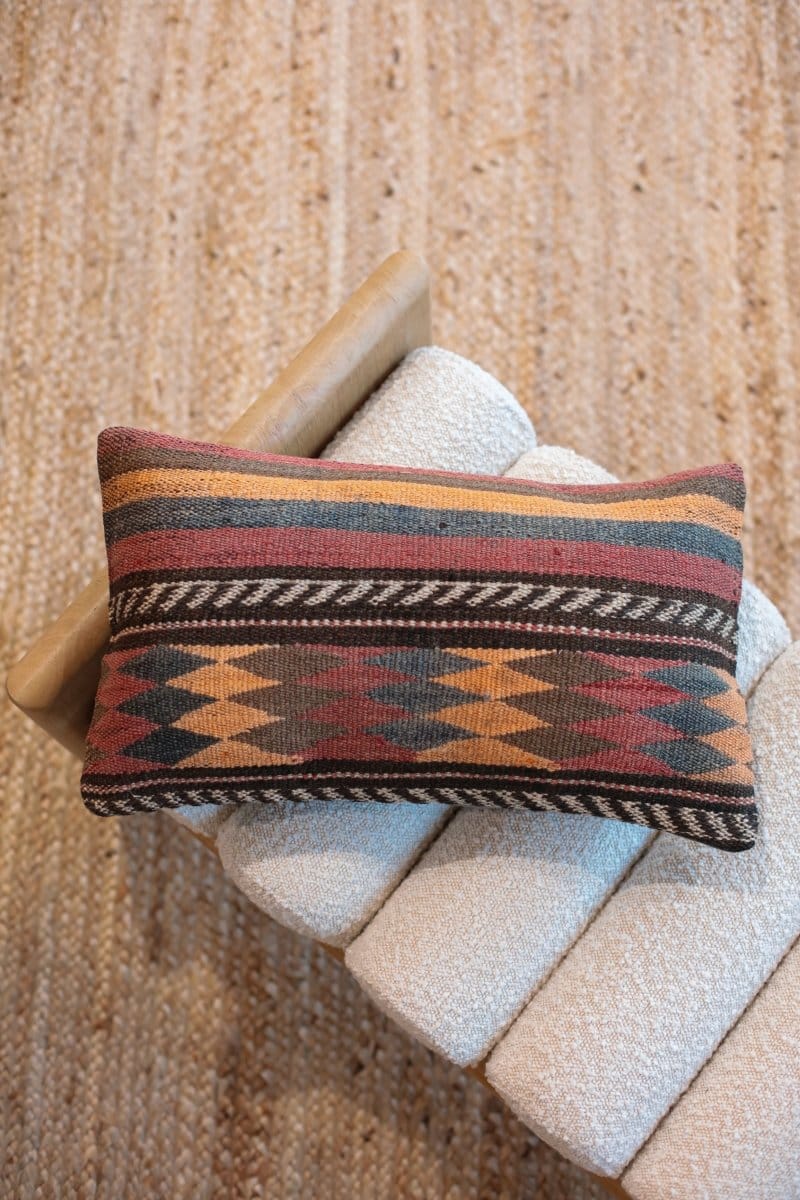 OddBird Pillows Kilim Lumbar Pillow Seksen Dort