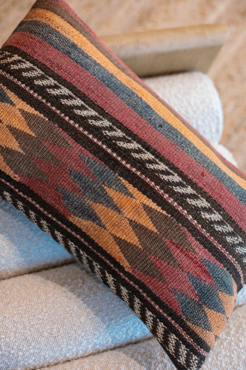 OddBird Pillows Kilim Lumbar Pillow Seksen Dort