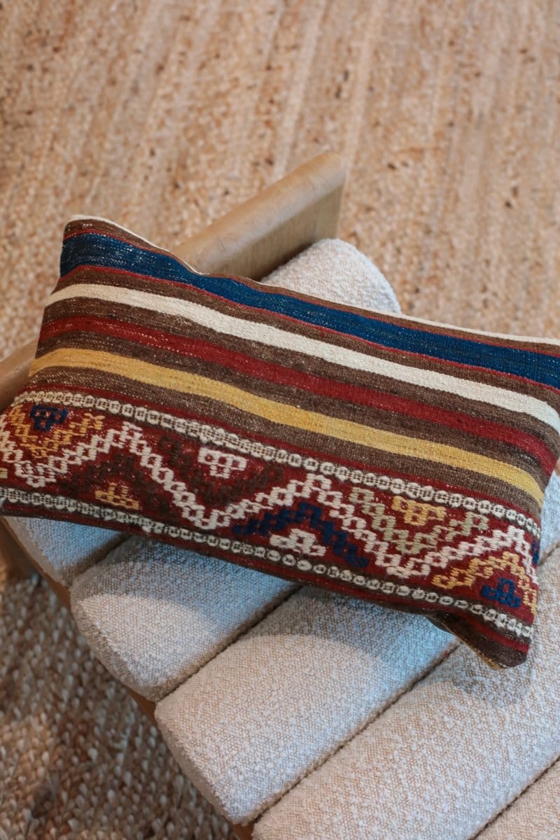 OddBird Pillows Kilim Lumbar Pillow Yetmis Dört