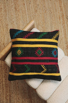 Kilim Square Pillow On Dokuz - PC45 - OddBird Co.