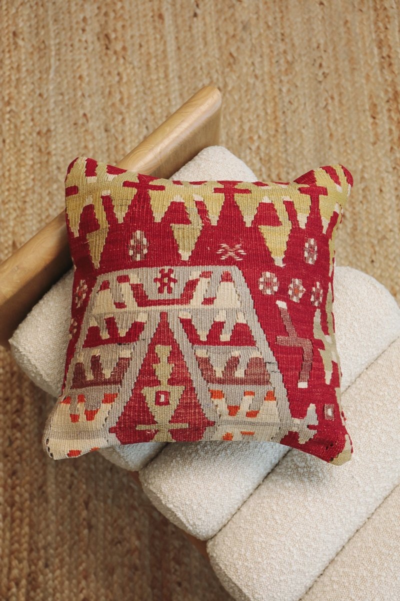 Kilim Square Pillow Otuz Iki - PC141 - OddBird Co.