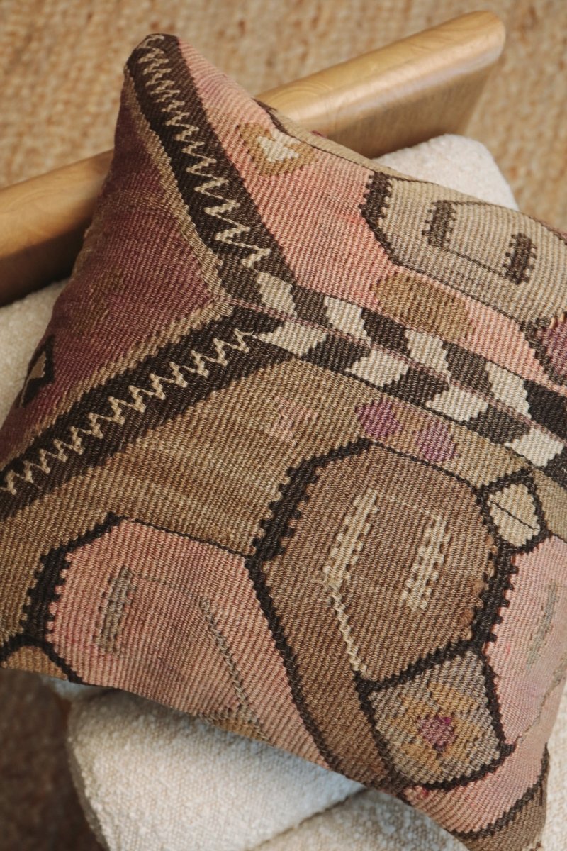 Kilim Square Pillow Sekiz - PC25 - OddBird Co.