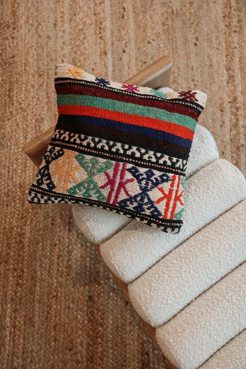 OddBird Pillows Kilim Square Pillow Yirmi Alti