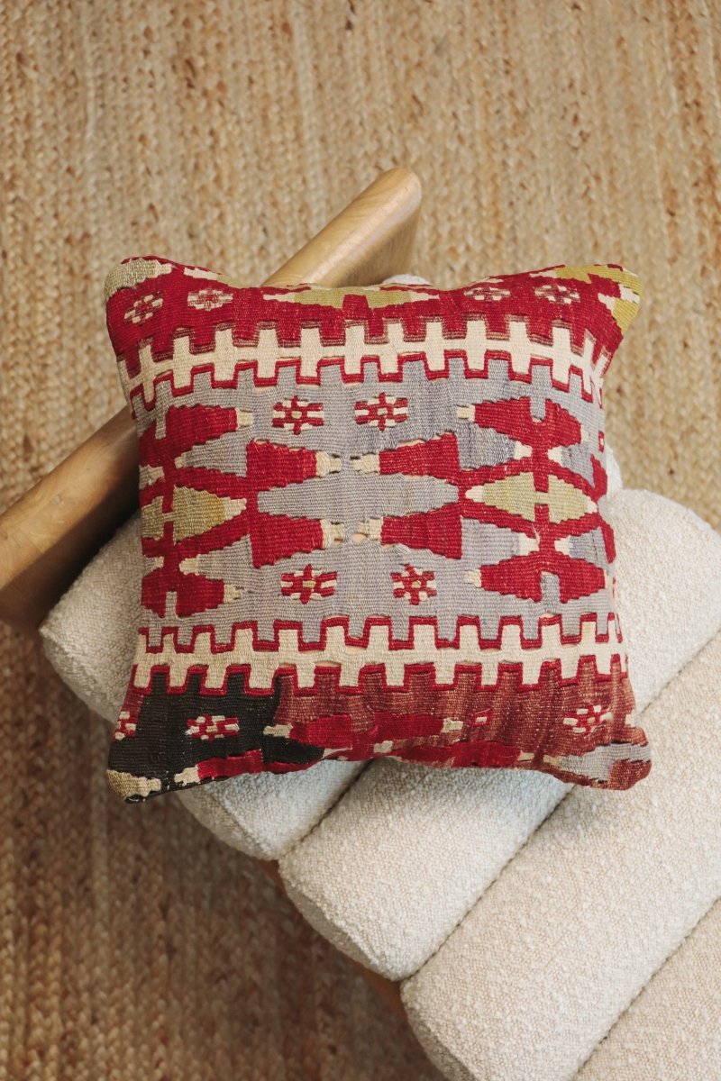Kilim Square Pillow Yirmi Alti - PC145 - OddBird Co.