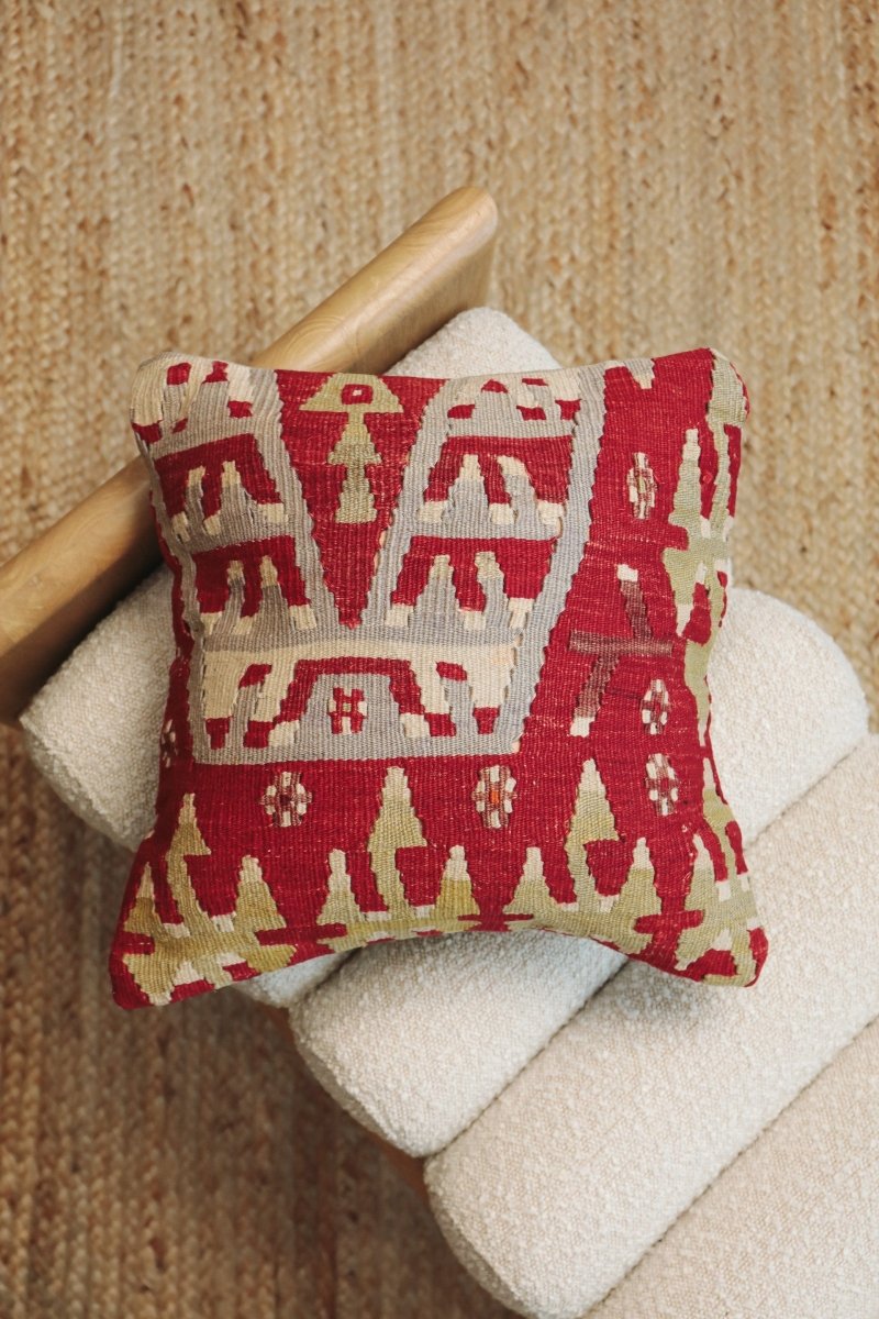 Kilim Square Pillow Yirmi Dört - PC100 - OddBird Co.