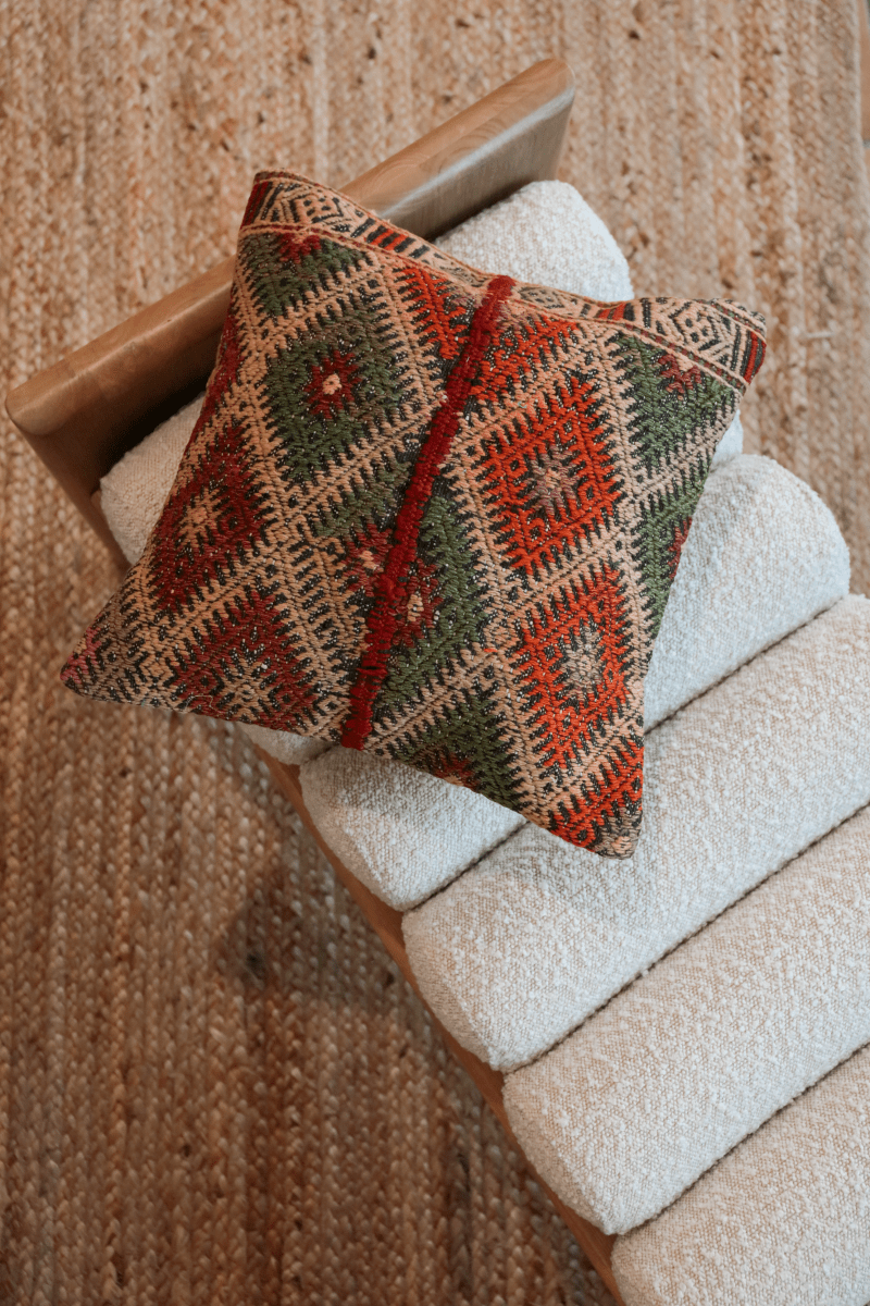 OddBird Pillows Kilim Square Pillow Yirmi Sekiz