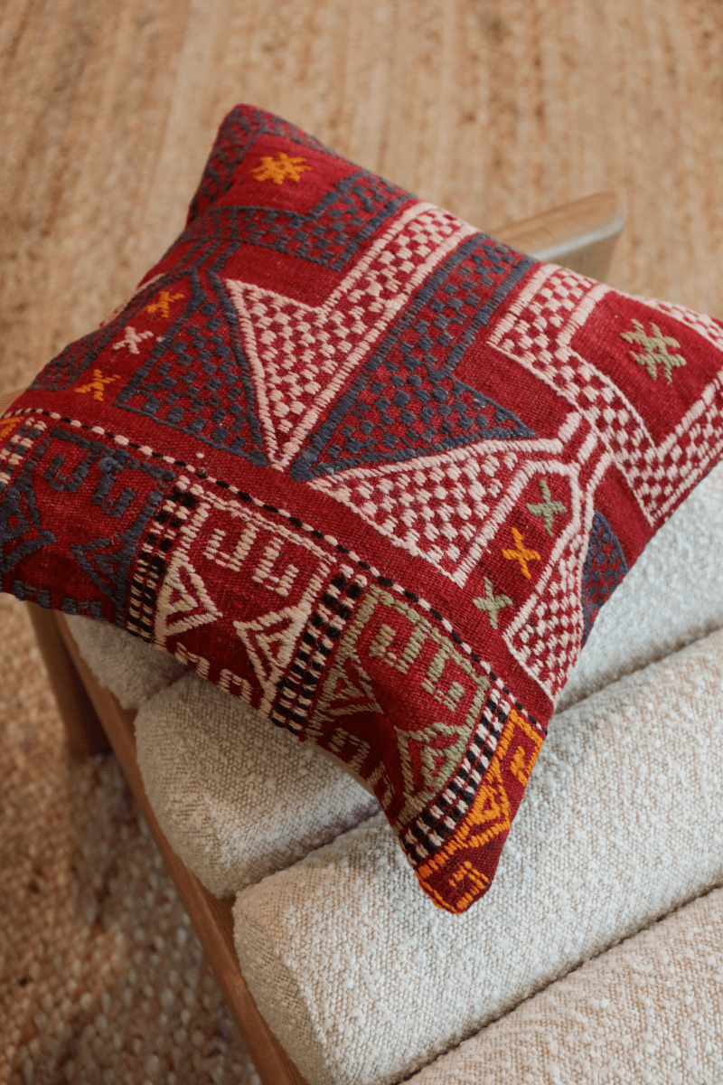 OddBird Pillows Kilim Square Pillow Yirmi Yedi