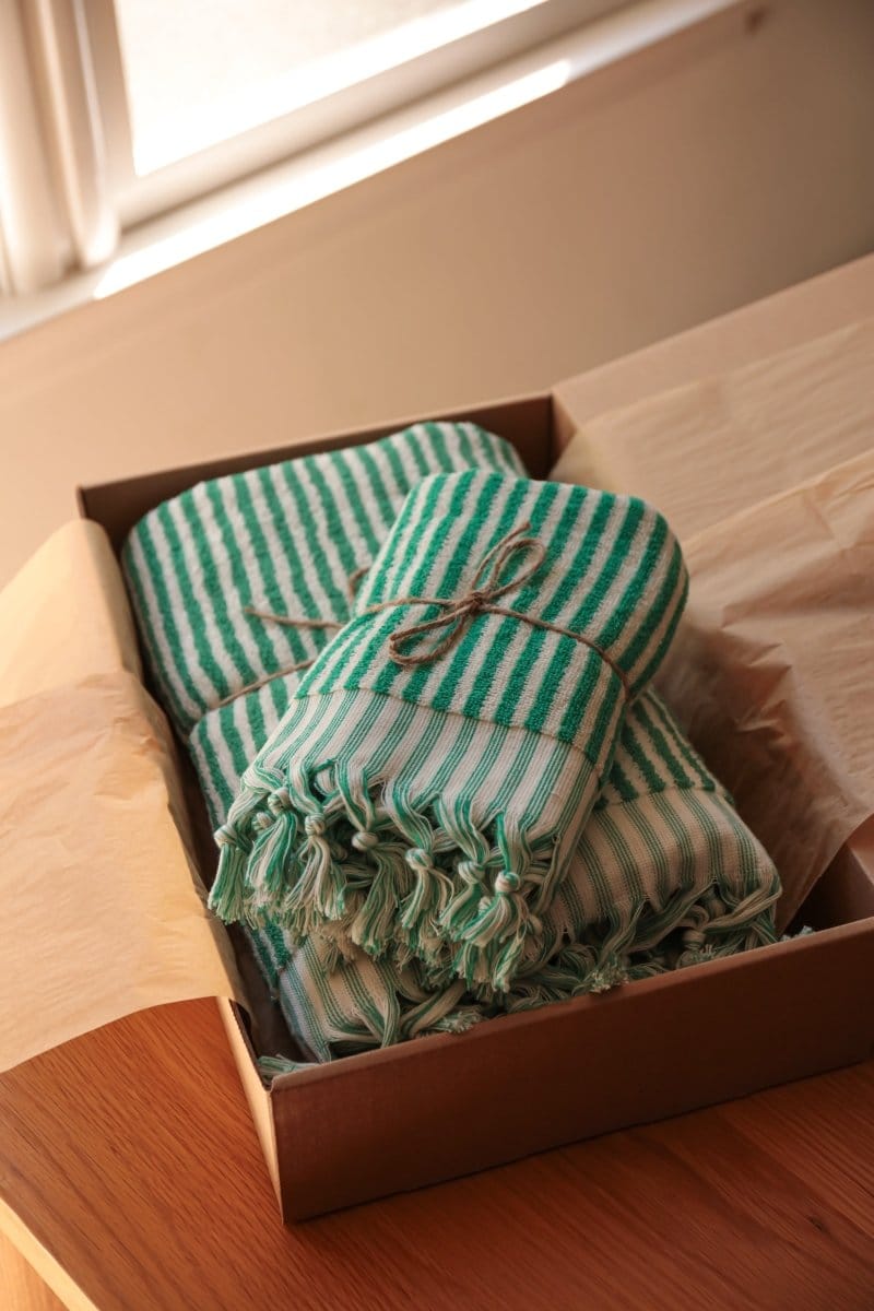 OddBird Towels Limited Edition Çizgi Turkish Terry Towel Collection