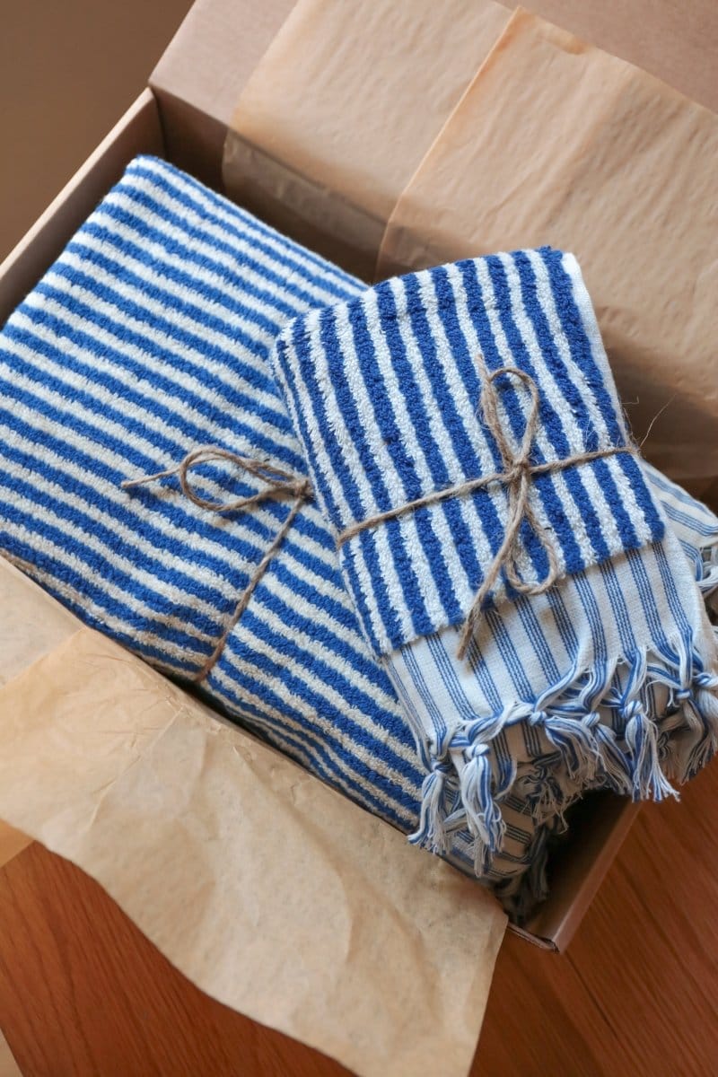 OddBird Towels Limited Edition Çizgi Turkish Terry Towel Collection