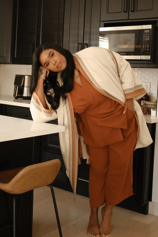 OddBird Robes Limited Edition Keten Kisa Cut Robe