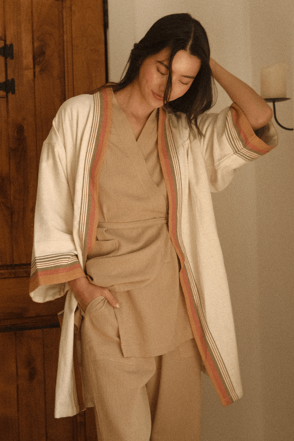 OddBird Robes Limited Edition Keten Kisa Cut Robe