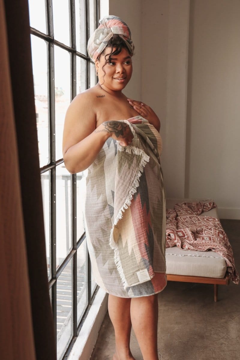 OddBird Towels Limited Edition Kilim Towel Collection