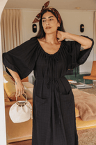 OddBird Loungewear Black / S (O/S fits XS-XL) Limited Edition Nasip Dress