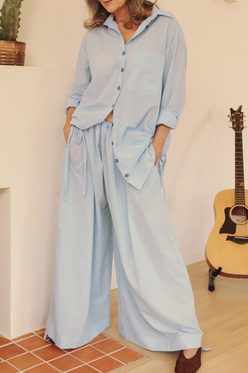 Limited Edition Salaş Pant - Sky Blue - PLESALASSBLUS - OddBird Co.