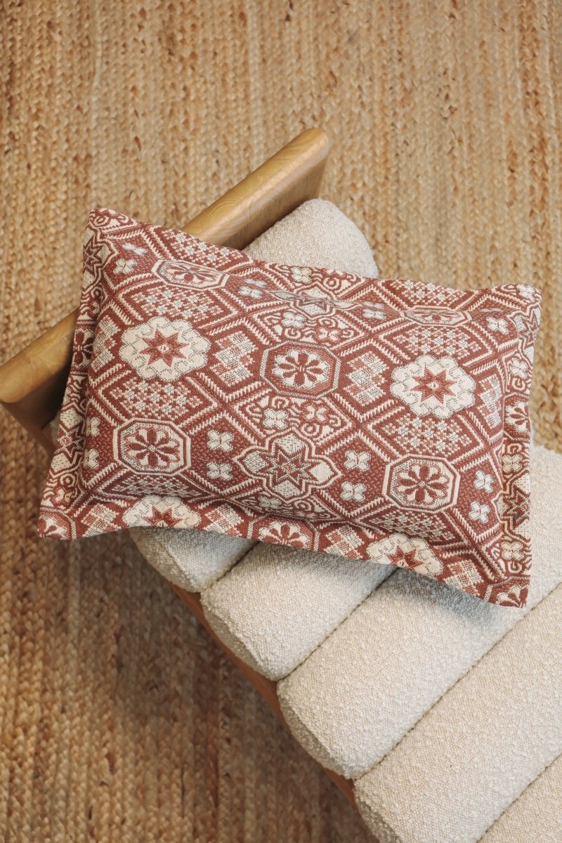 Mosaic Handwoven Lumbar Pillow -  - OddBird Co.