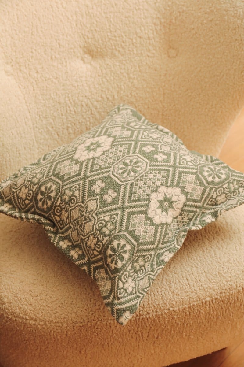 OddBird Blankets Mosaic Handwoven Throw Pillow