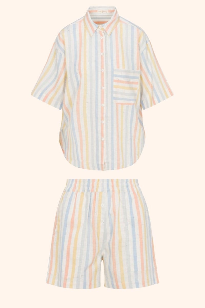 OddBird Loungewear Neşe Separates - Cotton Stripe
