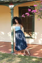*NEW* Abla A - Line Wrap Skirt - Indigo - KLEEMREINDIXSS - OddBird Co.