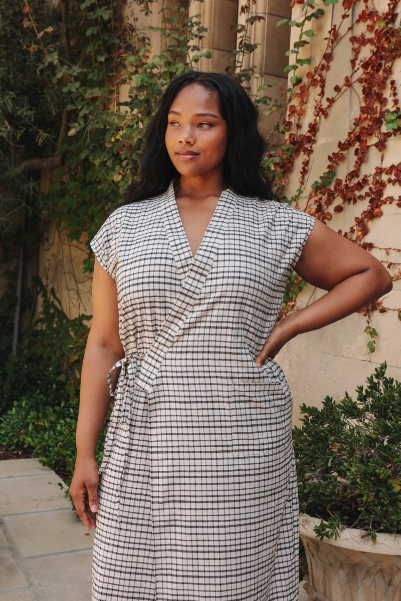 *NEW* Aydın House Dress - Picnic Check - DLEAYDINPCXS - OddBird Co.