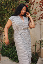 *NEW* Aydın House Dress - Picnic Check - DLEAYDINPCXS - OddBird Co.