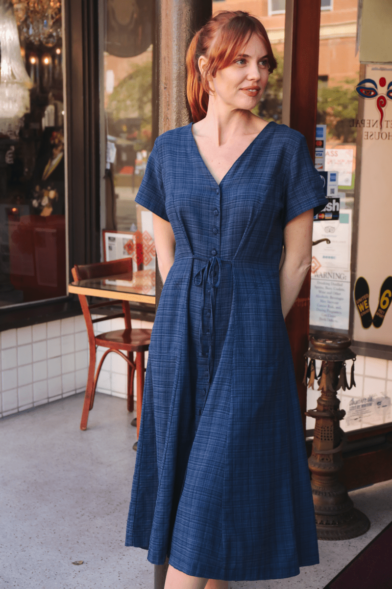*New* Dilek Dress, Indigo / XL *New* Dilek Dress, Indigo / XL