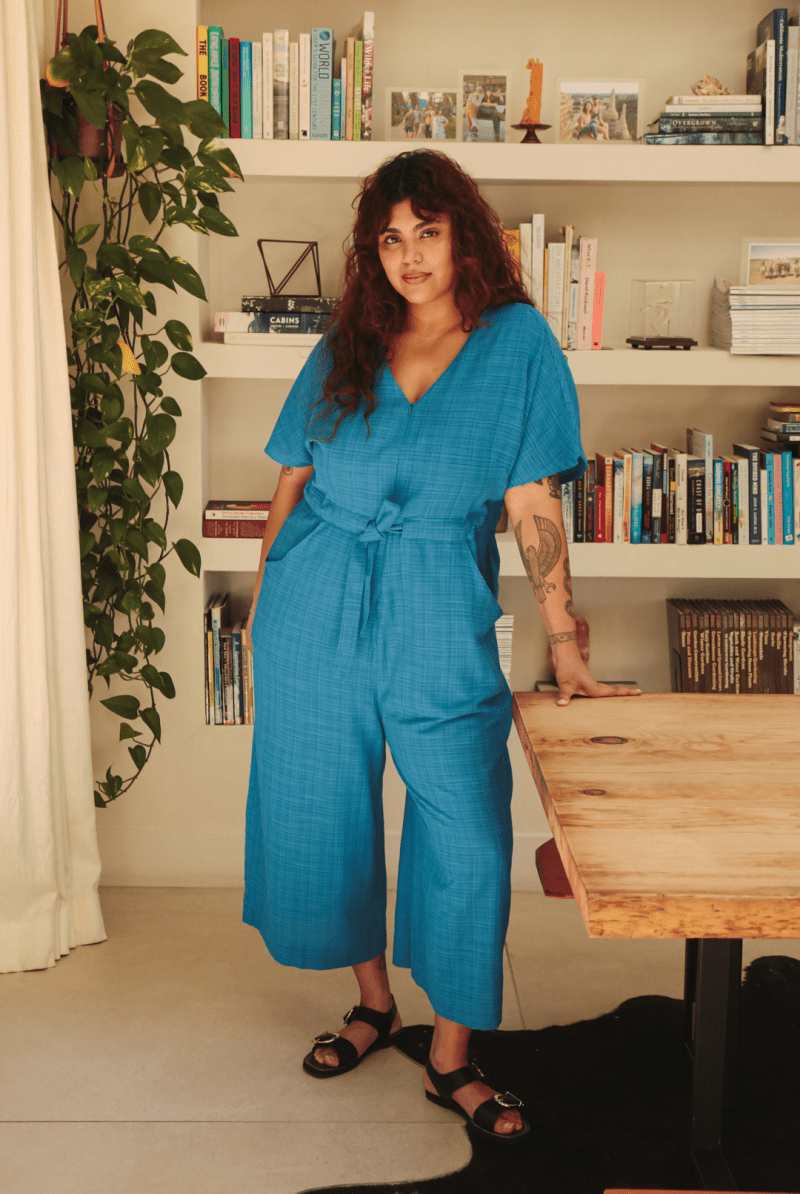 OddBird Co. Loungewear Indigo / XS *NEW* Divane Jumpsuit