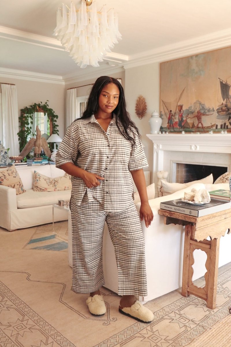 *NEW* Kardeş Loungewear Pants - Picnic Check - PLEKLPPCXS - OddBird Co.