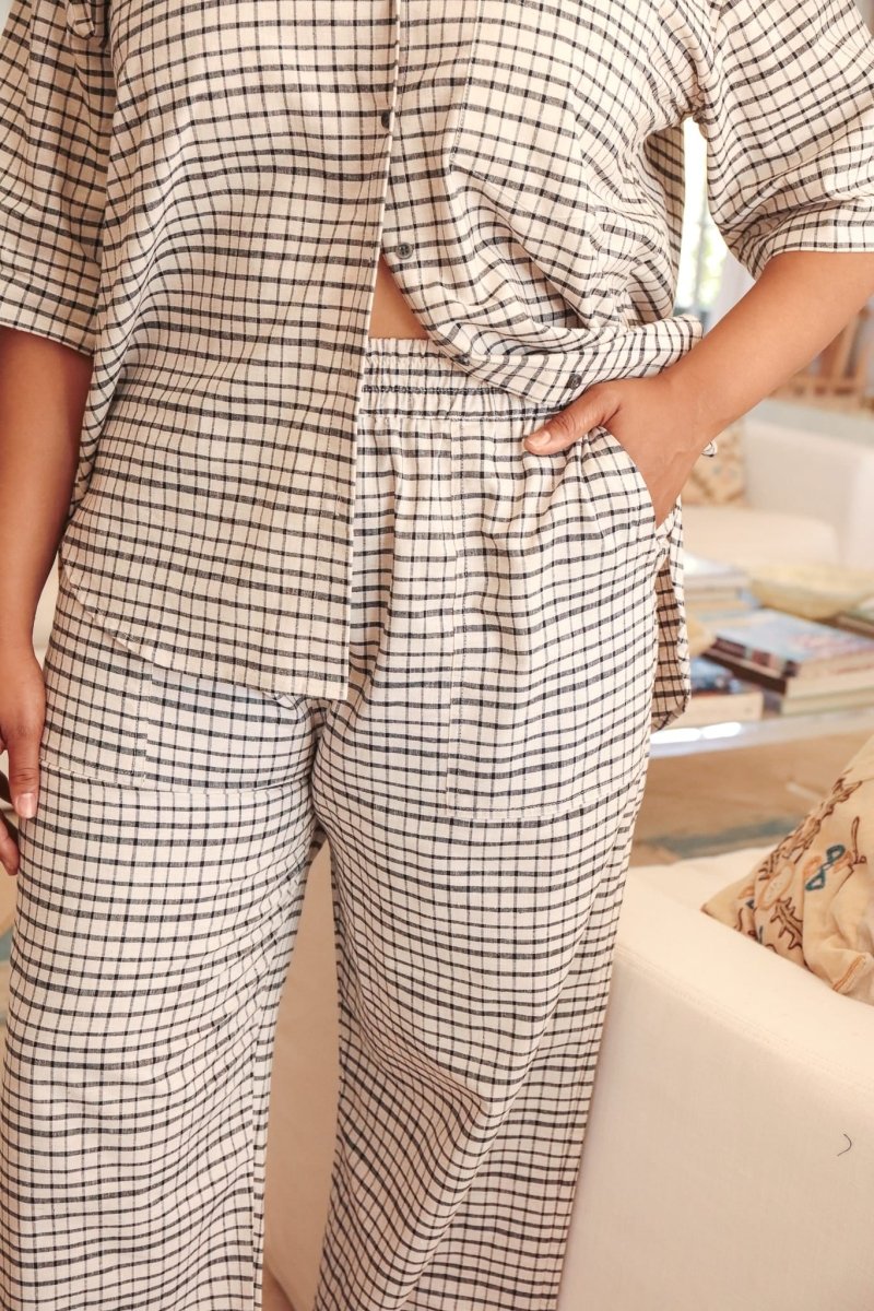 *NEW* Kardeş Loungewear Pants - Picnic Check - PLEKLPPCXS - OddBird Co.