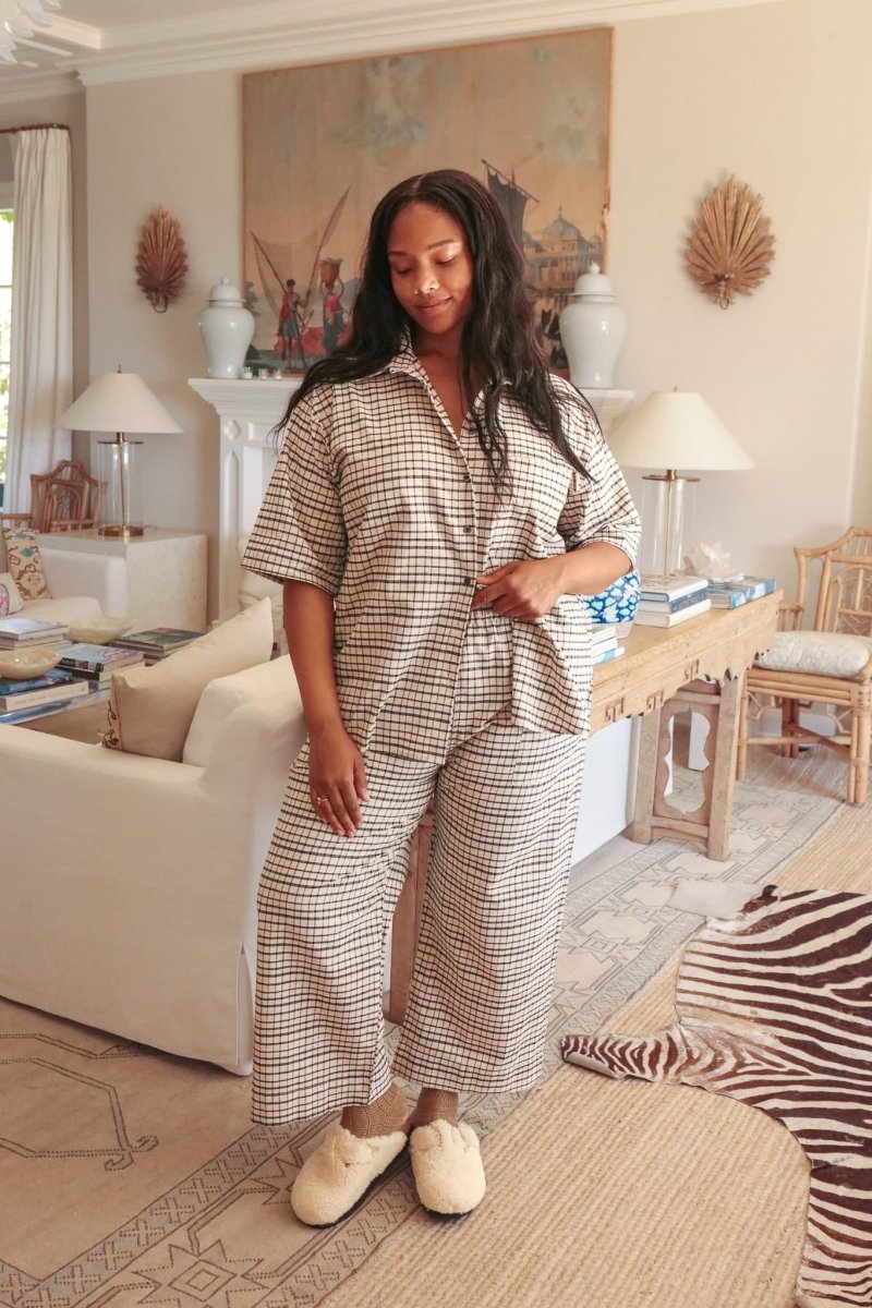 *NEW* Kardeş Loungewear Pants - Picnic Check - PLEKLPPCXS - OddBird Co.