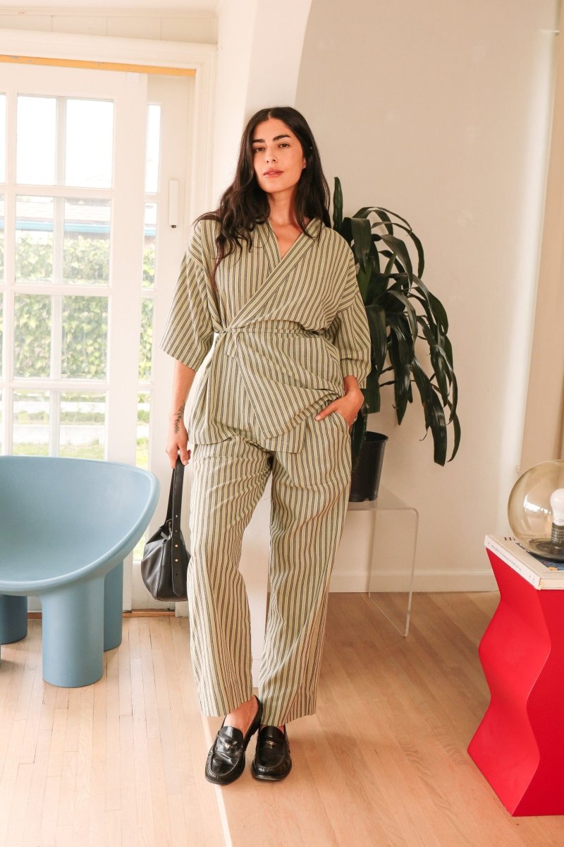 *NEW* Kardeş Loungewear Separates - Minted Stripe - PLEKSTRIXS - OddBird Co.