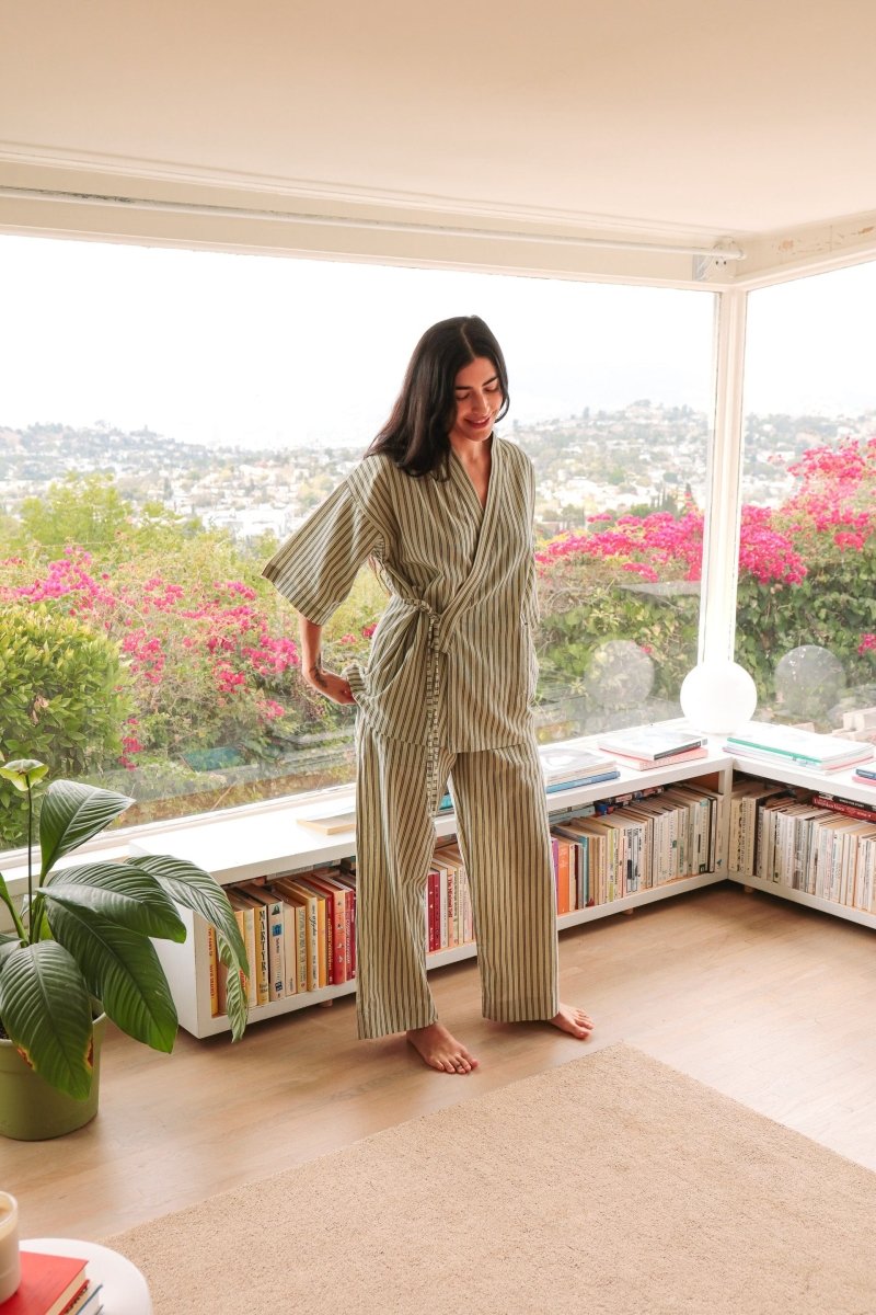 *NEW* Kardeş Loungewear Separates - Minted Stripe - PLEKSTRIXS - OddBird Co.