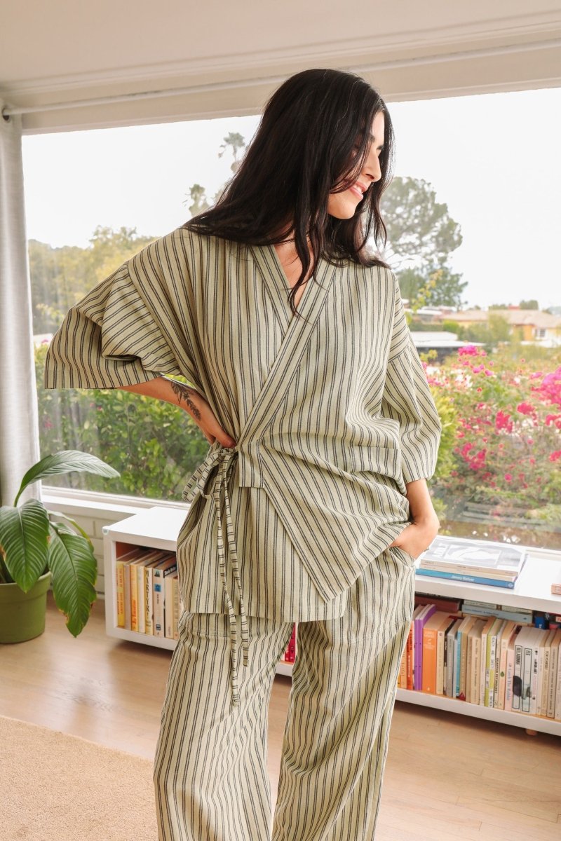 *NEW* Kardeş Loungewear Separates - Minted Stripe - PLEKSTRIXS - OddBird Co.
