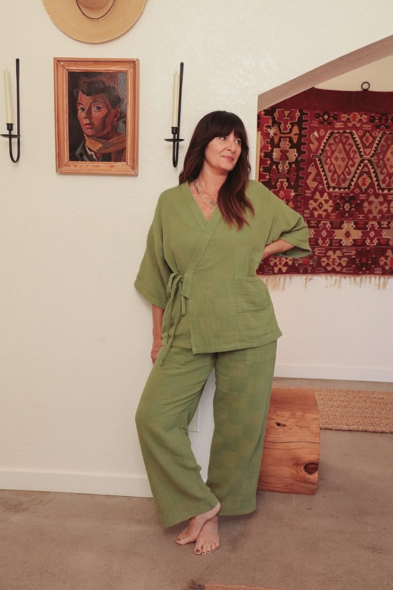 *New* Kardeş Loungewear Separates - Yeşil - PLEKLYSLXS - OddBird Co.
