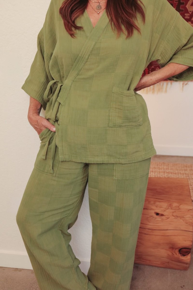 *New* Kardeş Loungewear Separates - Yeşil - PLEKLYSLXS - OddBird Co.