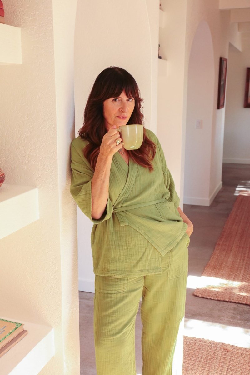 *New* Kardeş Loungewear Separates - Yeşil - PLEKLYSLXS - OddBird Co.