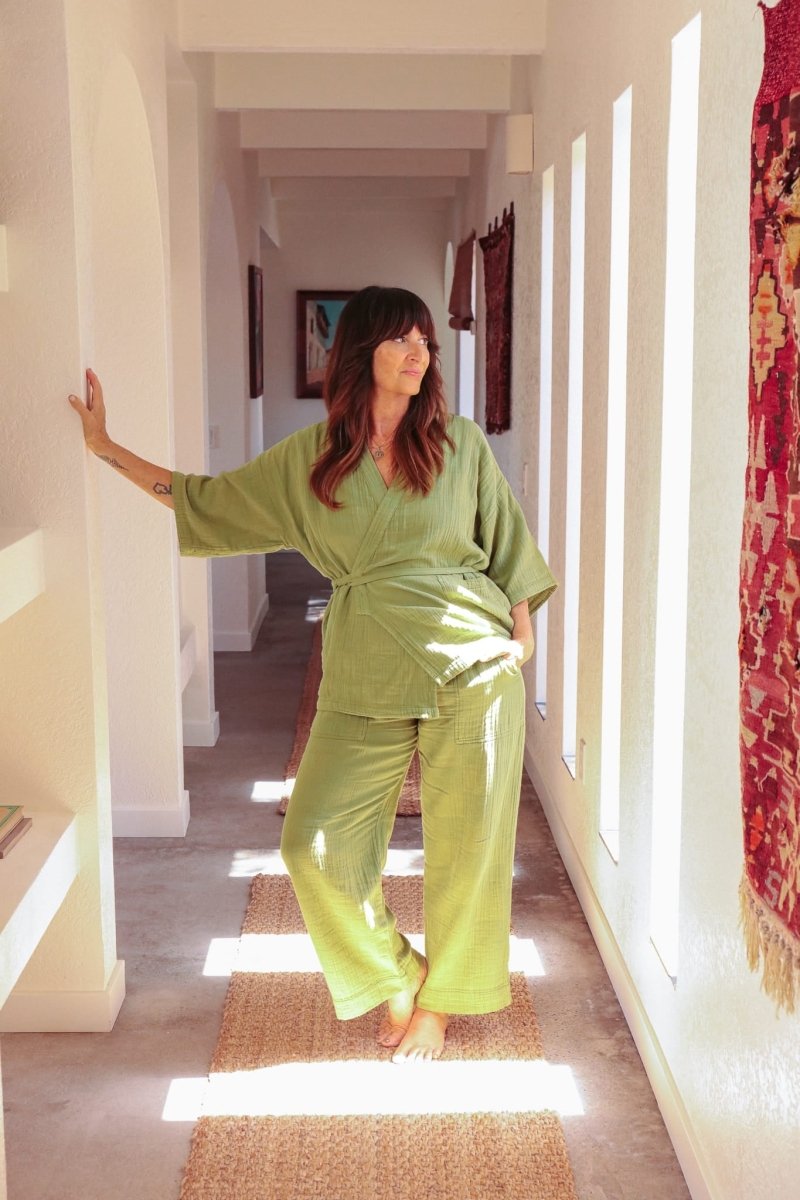 *New* Kardeş Loungewear Separates - Yeşil - PLEKLYSLXS - OddBird Co.