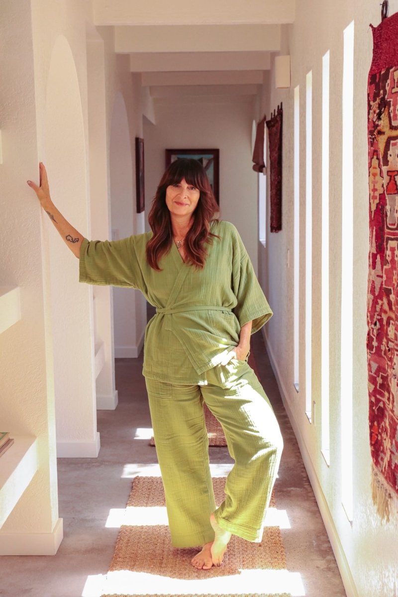 *New* Kardeş Loungewear Separates - Yeşil - PLEKLYSLXS - OddBird Co.