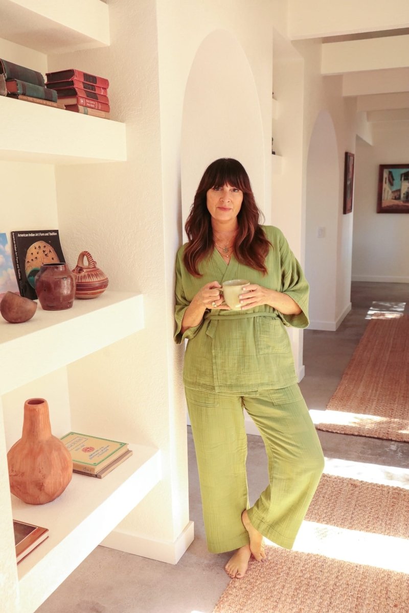 *New* Kardeş Loungewear Separates - Yeşil - PLEKLYSLXS - OddBird Co.