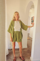 *New* Kardeş Loungewear Shorts - Yeşil - SLEKYESILXS - OddBird Co.