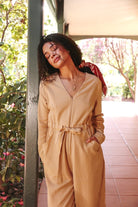 *NEW* Limited Edition Divane Jumpsuit - Long - Sleeve - JLEDIVANLSKHKIXXS - OddBird Co.