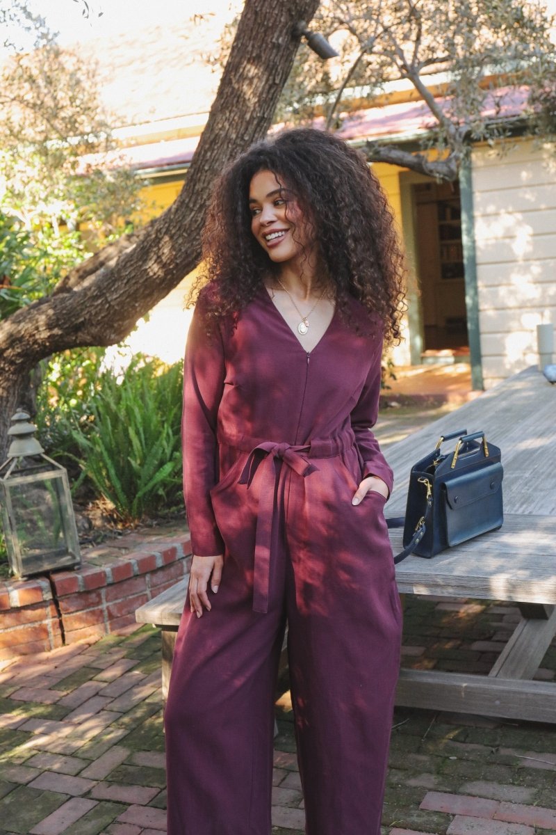 *NEW* Limited Edition Divane Jumpsuit - Long - Sleeve - JLEDIVANLSKHKIXXS - OddBird Co.