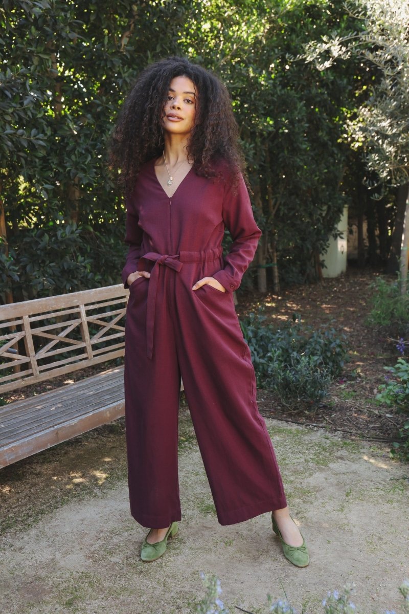 *NEW* Limited Edition Divane Jumpsuit - Long - Sleeve - JLEDIVANLSKHKIXXS - OddBird Co.