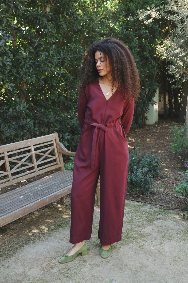 *NEW* Limited Edition Divane Jumpsuit - Long - Sleeve - JLEDIVANLSKHKIXXS - OddBird Co.