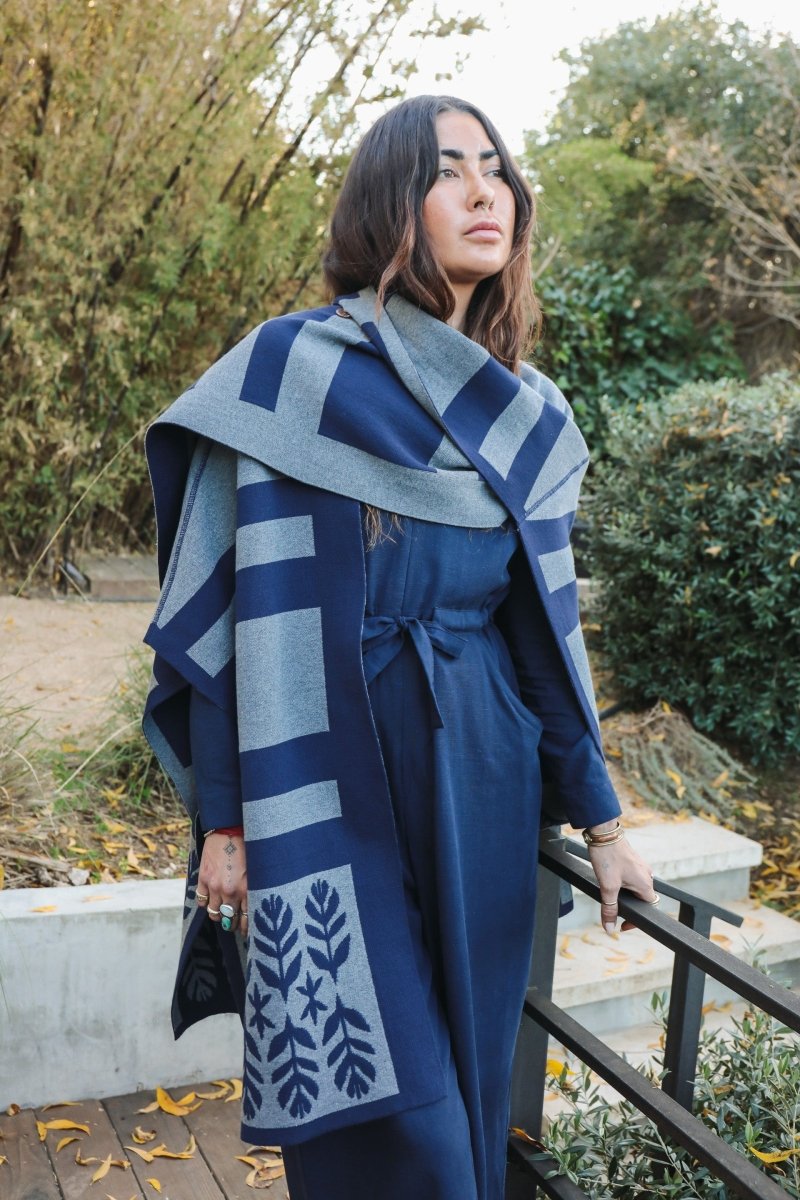 *NEW* Limited Edition Sarıl 4 - Way Knit - Indigo & Slate - OLESARILPNS - OddBird Co.