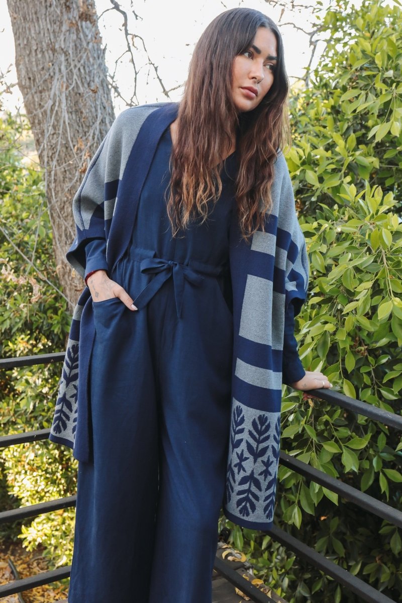 *NEW* Limited Edition Sarıl 4 - Way Knit - Indigo & Slate - OLESARILPNS - OddBird Co.