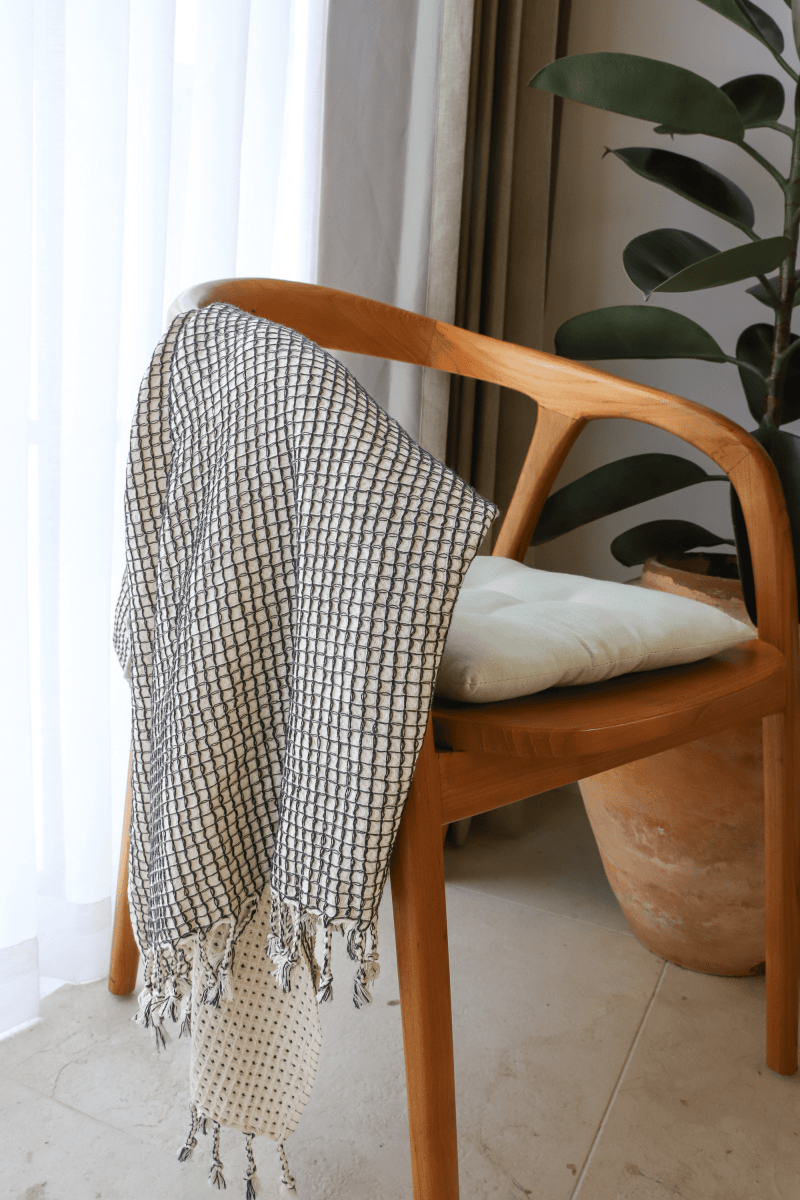 *NEW* Limited Edition XO Waffle Towel Collection - Black - TLEWAFFLBLKBT - OddBird Co.