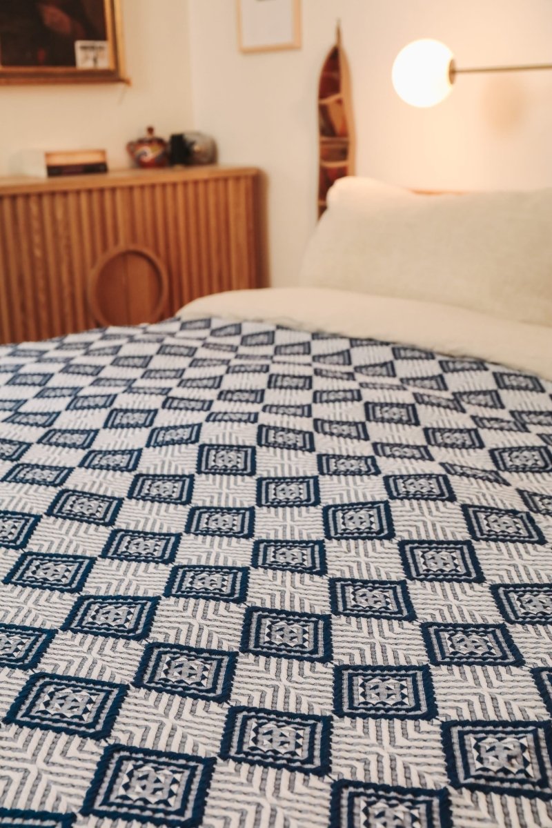 *NEW* Limited Edition Zarif Blanket - King - BLEZARIFKBLU - OddBird Co.