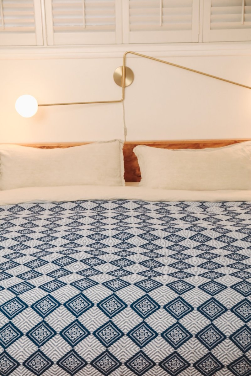 *NEW* Limited Edition Zarif Blanket - King - BLEZARIFKBLU - OddBird Co.